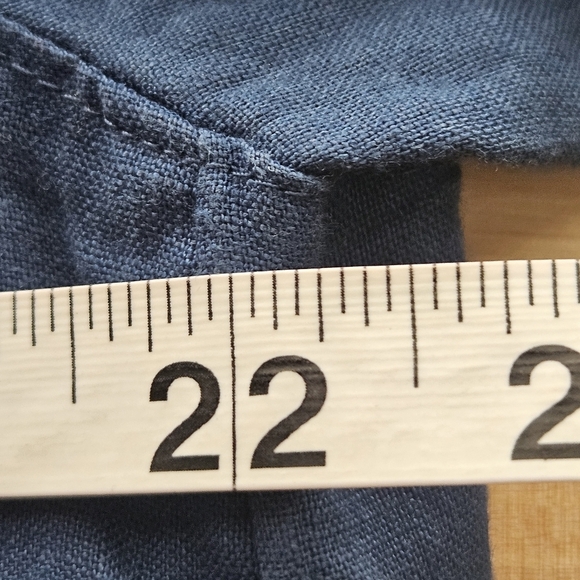 J. Jill Love Linen Top Tunic Shirt Button Down Large Lagenlook - Picture 6 of 10